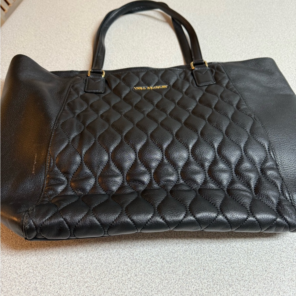 Vera Bradley Black Quilted Tote Bag